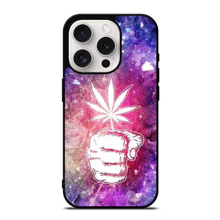 WEEDS MARIJUANA NEBULA iPhone 15 Pro Case