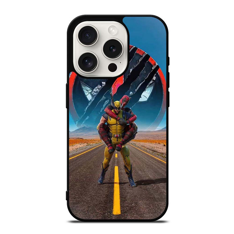 WOLVERINE FEAT DEADPOL MARVEL iPhone 15 Pro Case