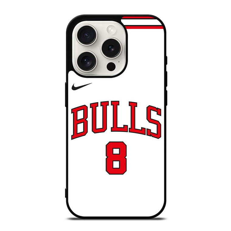 ZACH LAVINE CHICAGO BULLS WHITE iPhone 15 Pro Case