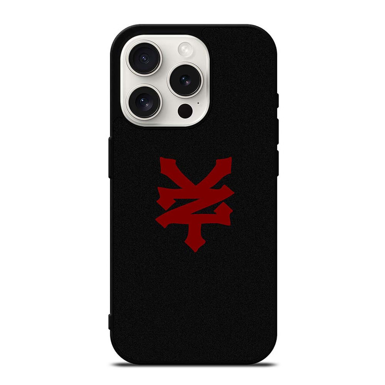 ZOO YORK SKATEBOARD LOGO SUEDE iPhone 15 Pro Case