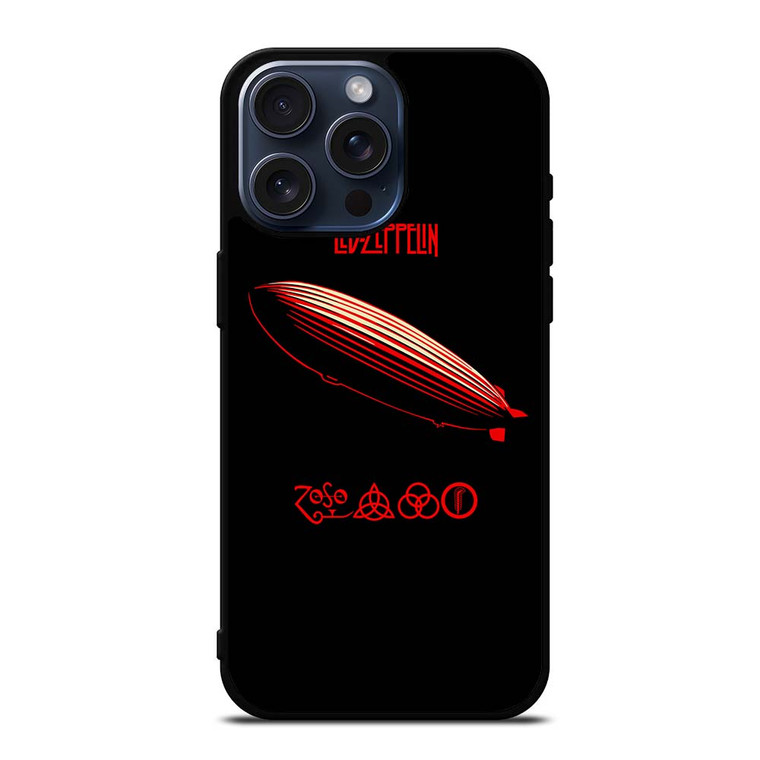 LED ZEPPELIN MOTHERSHIP LOGO iPhone 15 Pro Max Case