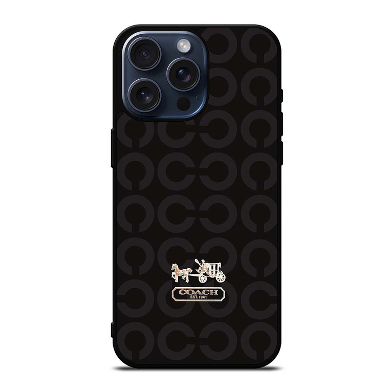LOGO COACH NEW YORK 2 iPhone 15 Pro Max Case