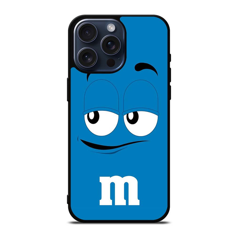 M&M BLUE iPhone 15 Pro Max Case