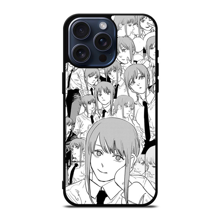 MAKIMA CHAINSAW MAN COLLAGE iPhone 15 Pro Max Case