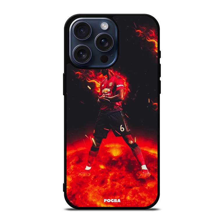 MANCHESTER UNITED PAUL POGBA iPhone 15 Pro Max Case