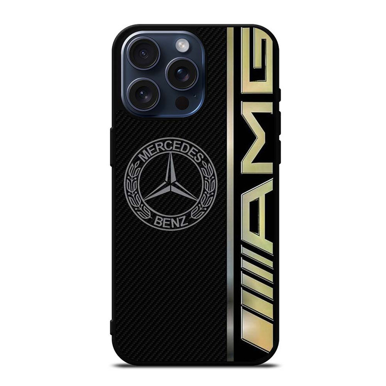 MERCEDES BENZ AMG RETRO LOGO iPhone 15 Pro Max Case