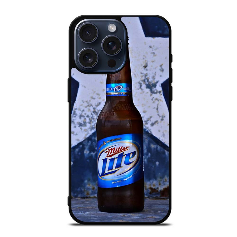 MILLER LITE BOTTLE BEER iPhone 15 Pro Max Case
