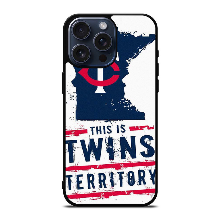 MINNESOTA TWINS BASEBALL FANS iPhone 15 Pro Max Case
