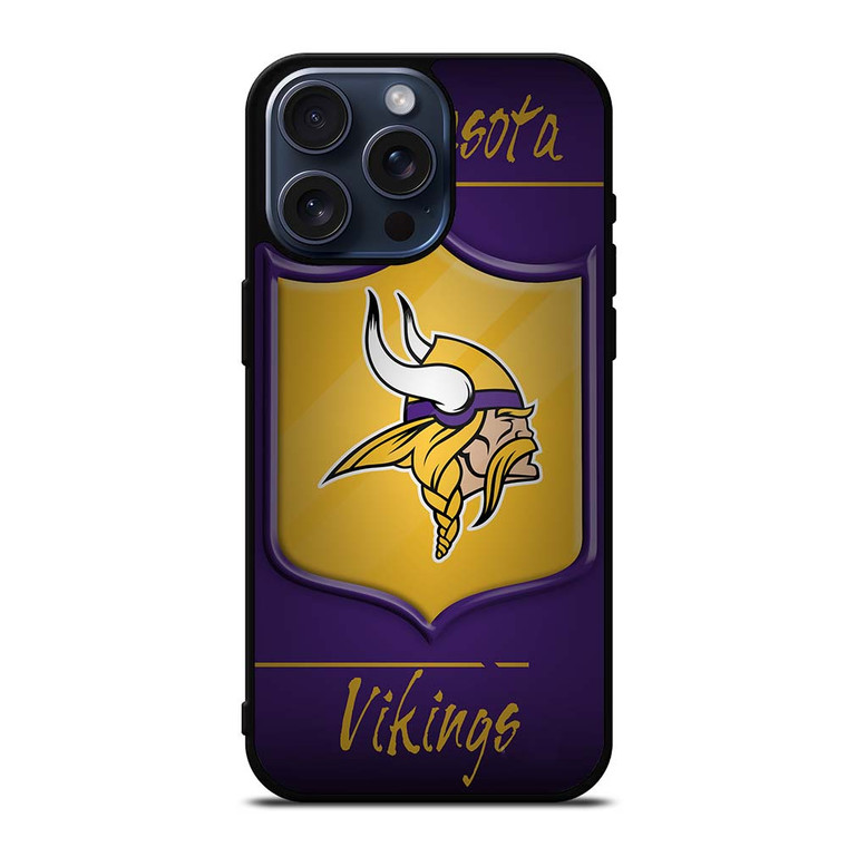 MINNESOTA VIKINGS SYMBOL iPhone 15 Pro Max Case