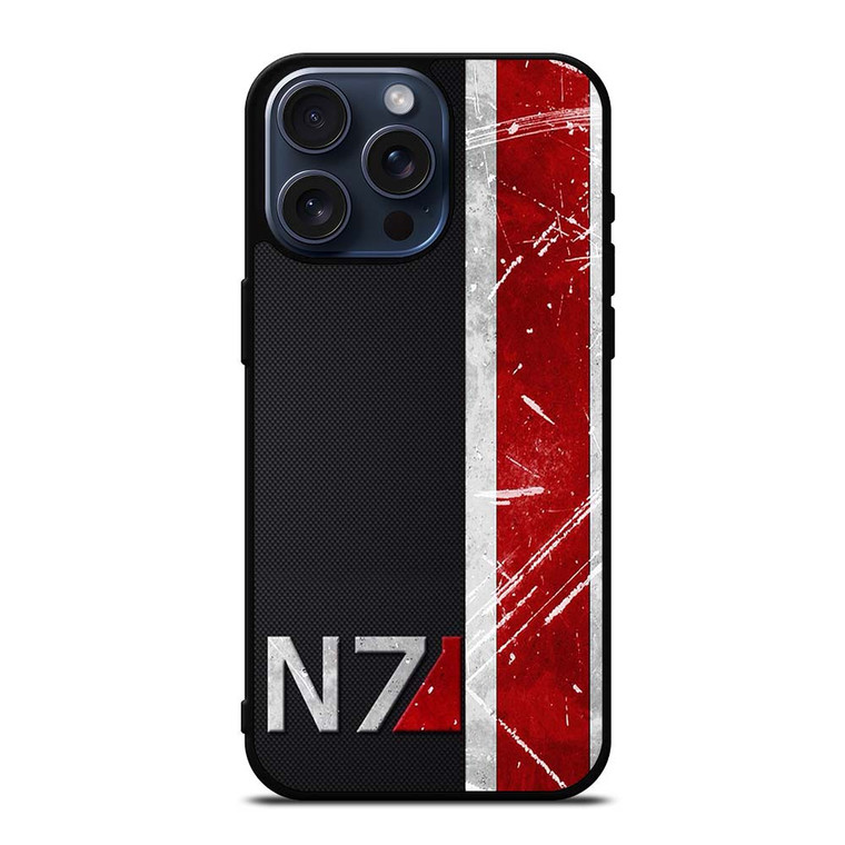 N7 ARMOUR MASS EFFECT CARBON iPhone 15 Pro Max Case N7 ARMOUR MASS EFFECT CARBON iPhone 15 Pro Max Case