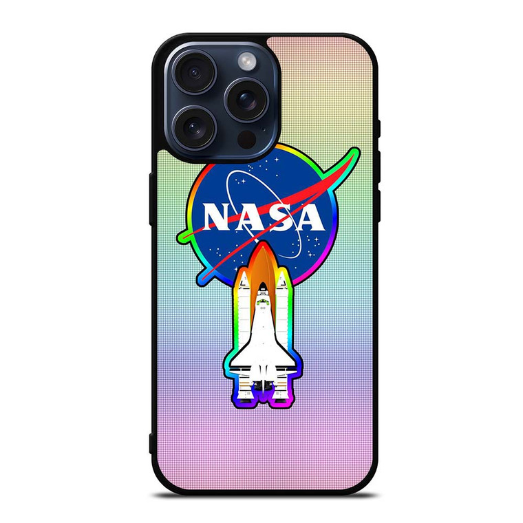 NASA COLOR FULL LOGO iPhone 15 Pro Max Case