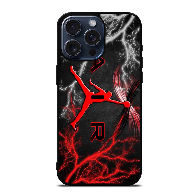 NIKE AIR JORDAN LIGHTNING LOGO iPhone 15 Pro Max Case