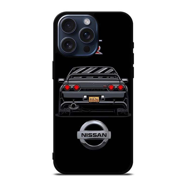 NISSAN GTR R35 ILLUSTRATION iPhone 15 Pro Max Case NISSAN GTR R35 ILLUSTRATION iPhone 15 Pro Max Case
