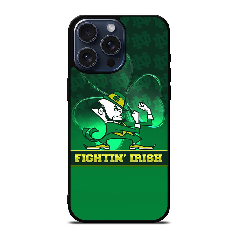 NOTRE DAME IRISH GREEN WALL iPhone 15 Pro Max Case