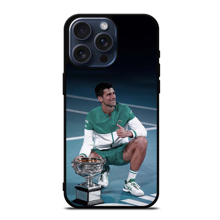 NOVAK DJOKOVIC NOLE CHAMPIONS iPhone 15 Pro Max Case NOVAK DJOKOVIC NOLE CHAMPIONS iPhone 15 Pro Max Case