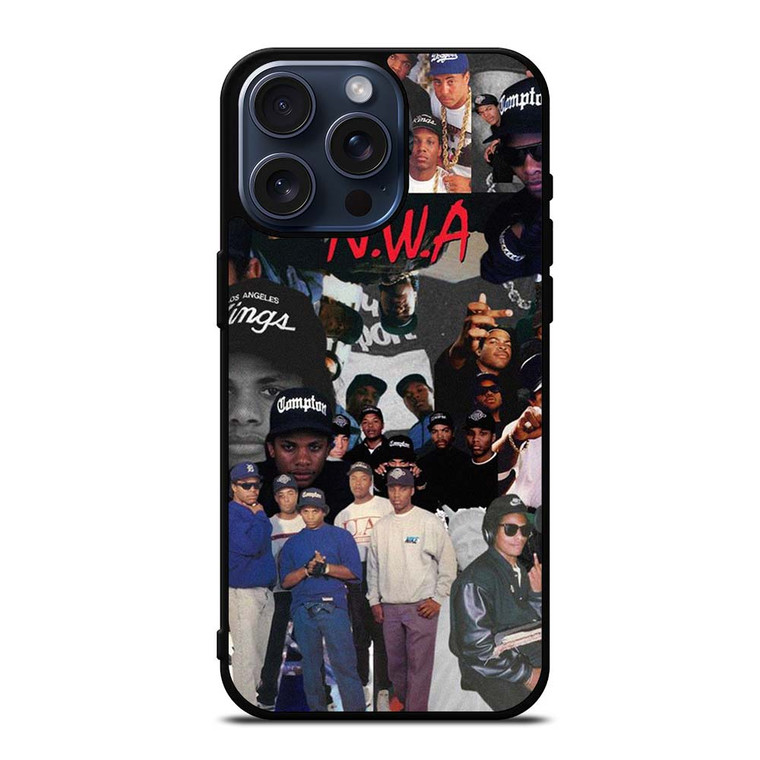 NWA NIGGAZ WIT ATTITUDES COLLAGE iPhone 15 Pro Max Case