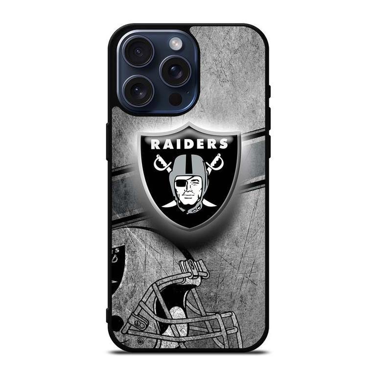 OAKLAND RAIDERS NFL LOGO iPhone 15 Pro Max Case
