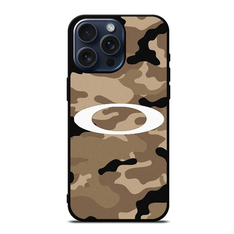 OAKLEY BROWN CAMO WALLPAPER iPhone 15 Pro Max Case