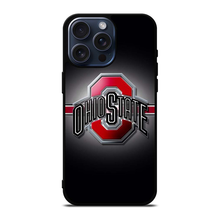 OHIO STATE STRIPE LOGO NFL iPhone 15 Pro Max Case