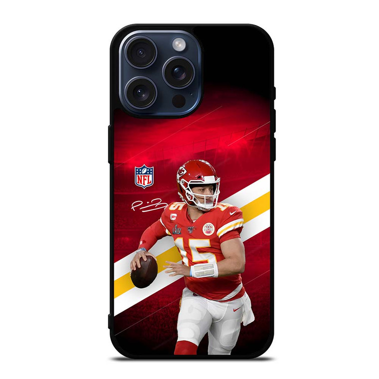 PATRICK MAHOMES KANSAS CITY NFL iPhone 15 Pro Max Case PATRICK MAHOMES KANSAS CITY NFL iPhone 15 Pro Max Case