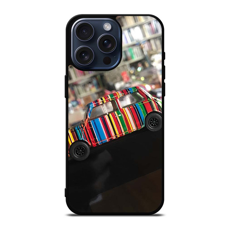 PAUL SMITH STRIPE CAR BOOK iPhone 15 Pro Max Case PAUL SMITH STRIPE CAR BOOK iPhone 15 Pro Max Case