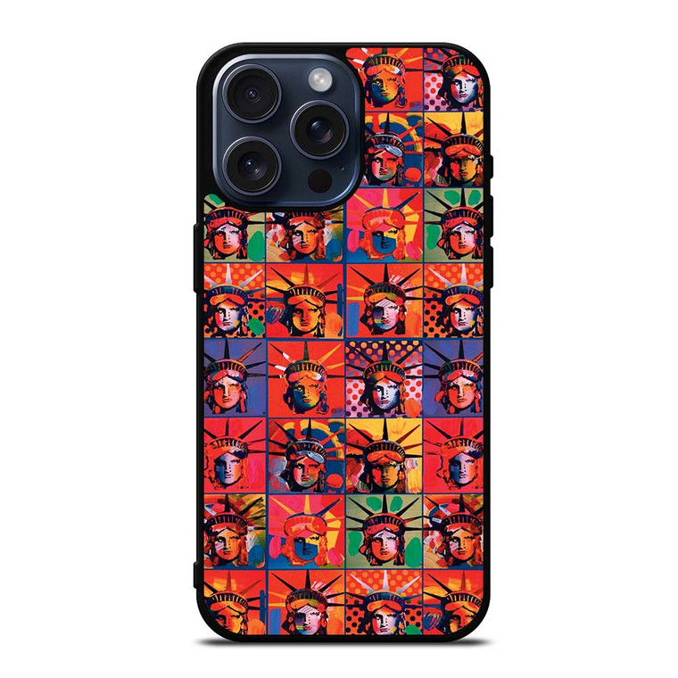PETER MAX LIBERTY STATUE iPhone 15 Pro Max Case