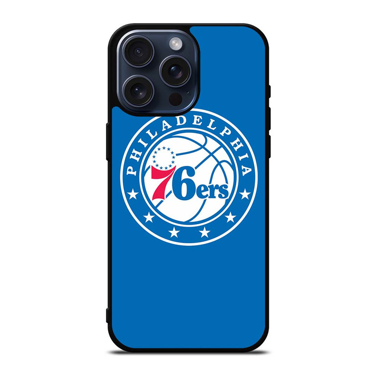 PHILADELPHIA 76ERS LOGO BADGE iPhone 15 Pro Max Case PHILADELPHIA 76ERS LOGO BADGE iPhone 15 Pro Max Case