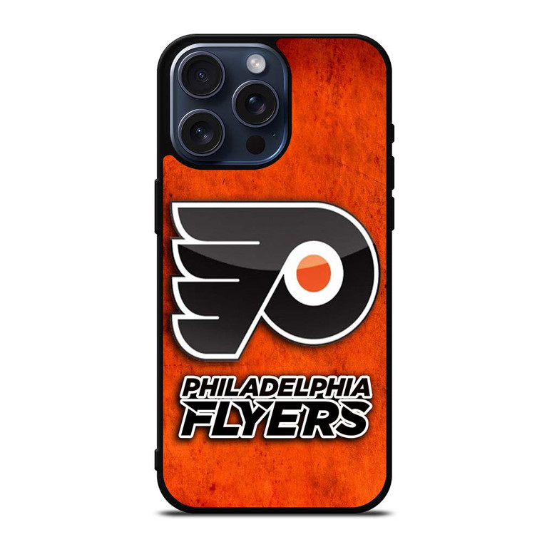 PHILADELPHIA FLYERS ORANGE LOGO iPhone 15 Pro Max Case