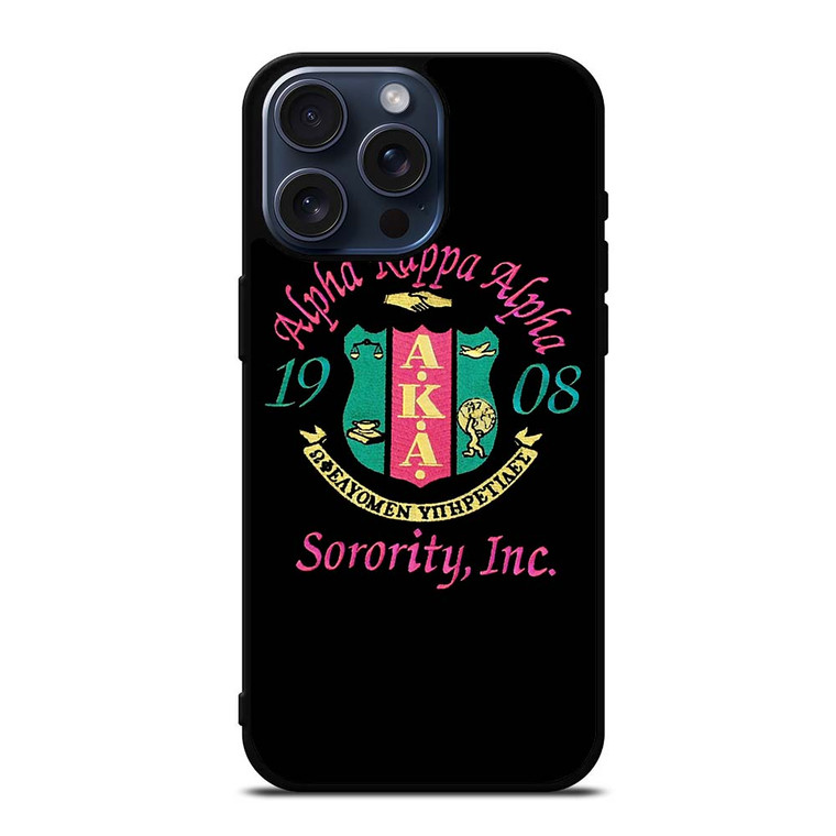 PINK AND GREEN AKA LOGO iPhone 15 Pro Max Case