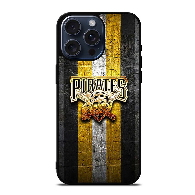 PITTSBURGH PIRATES GOLDEN LOGO iPhone 15 Pro Max Case PITTSBURGH PIRATES GOLDEN LOGO iPhone 15 Pro Max Case