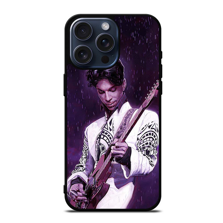 PRINCE PURPLE IN MEMORIAM GUITAR iPhone 15 Pro Max Case