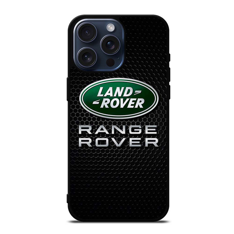 RANGE ROVER LAND ROVER METAL LOGO iPhone 15 Pro Max Case RANGE ROVER LAND ROVER METAL LOGO iPhone 15 Pro Max Case