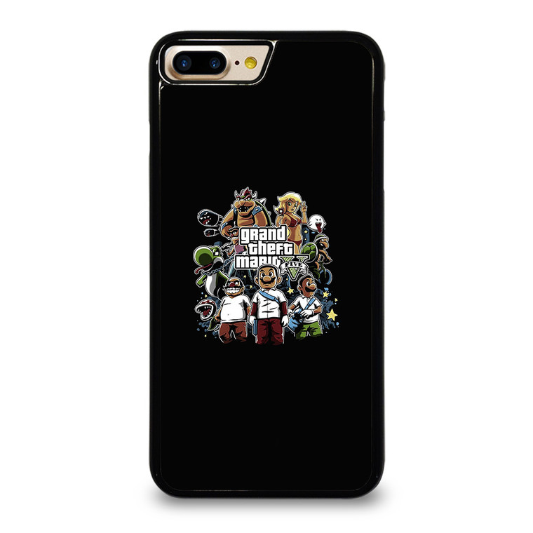 GRAND THEFT FIVE GTA 5 MARIO BROSS iPhone 7 Plus Case
