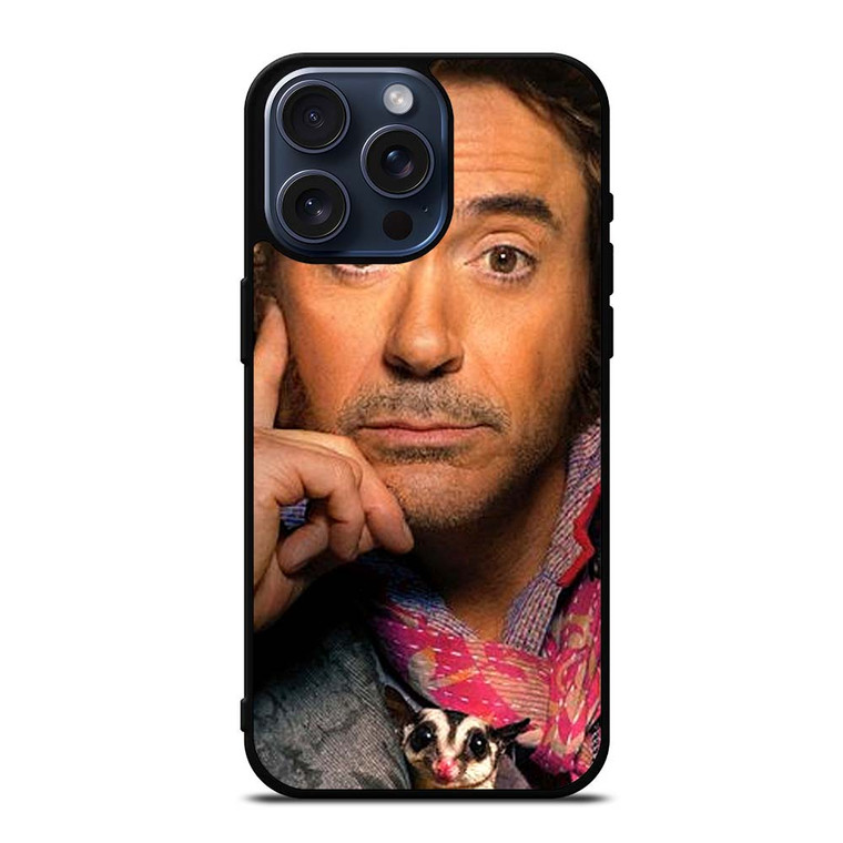 ROBERT DOWNEY JR FACE DOLITTLE MOVIES iPhone 15 Pro Max Case ROBERT DOWNEY JR FACE DOLITTLE MOVIES iPhone 15 Pro Max Case