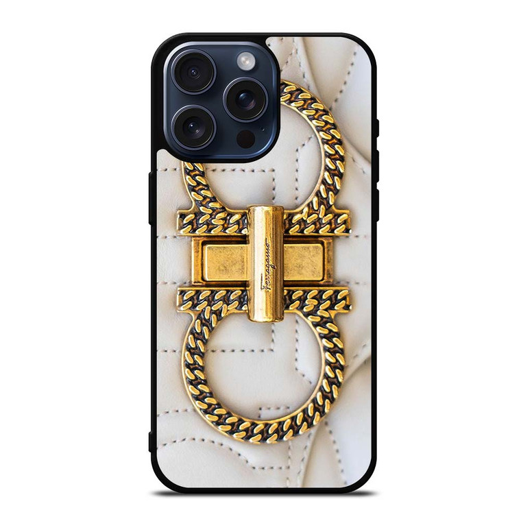 SALVATORE FERRAGAMO EMBLEM iPhone 15 Pro Max Case