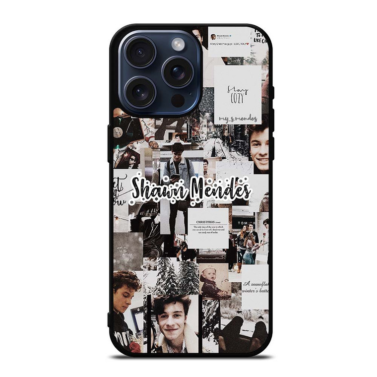 SHAWN MENDES COLLAGE iPhone 15 Pro Max Case SHAWN MENDES COLLAGE iPhone 15 Pro Max Case