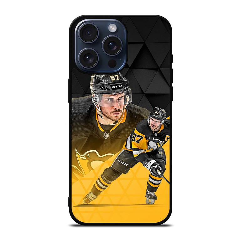 SIDNEY CROSBY PITTSBURGH PENGUINS iPhone 15 Pro Max Case