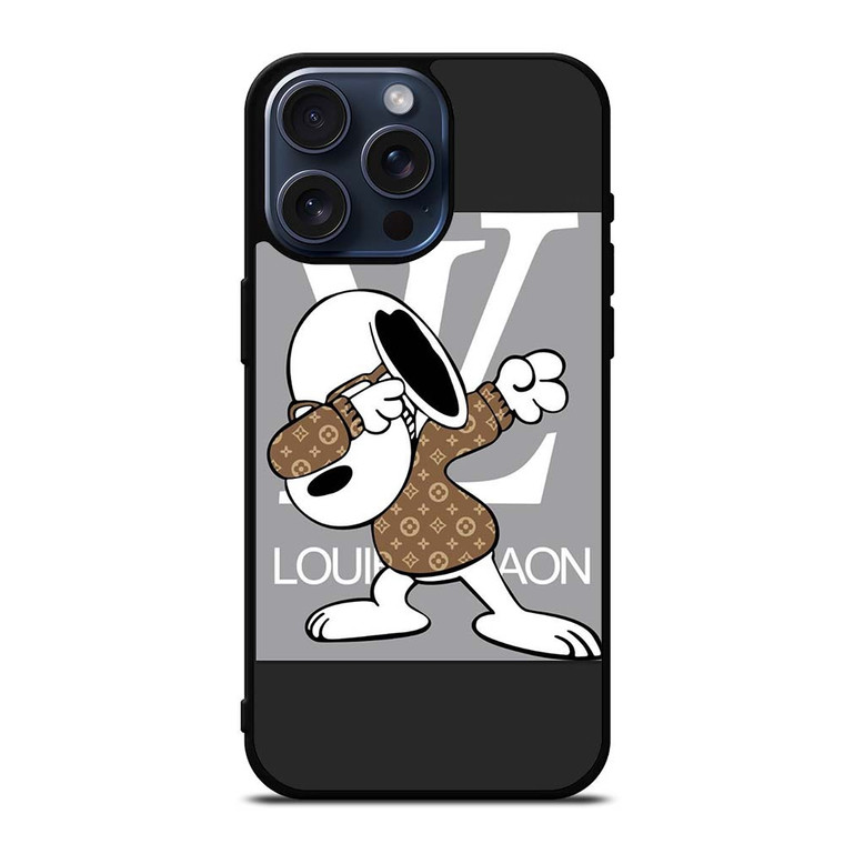 SNOOPY BROWN LOUIS iPhone 15 Pro Max Case