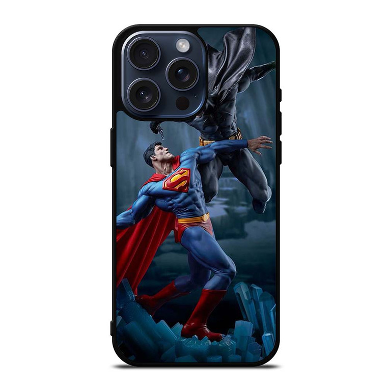 SUPERMAN VS BATMAN SUPERHERO DC iPhone 15 Pro Max Case
