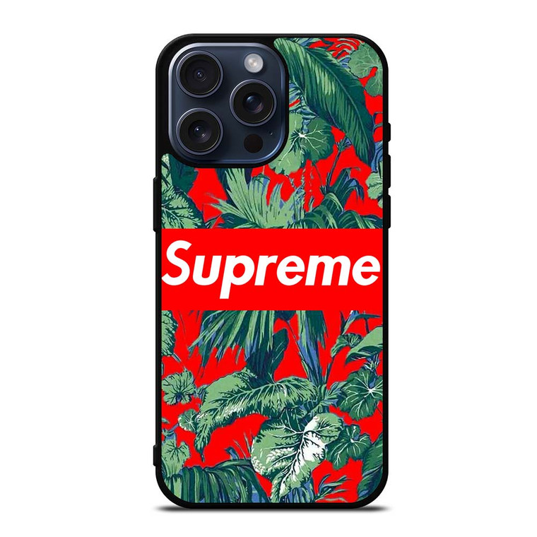 SUPREME FLORAL iPhone 15 Pro Max Case