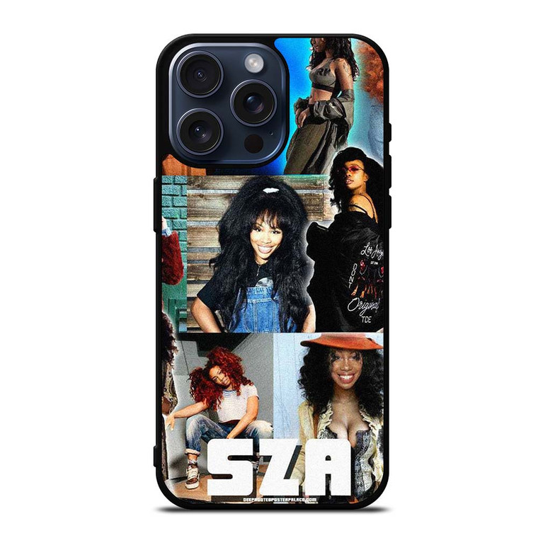 SZA FEMALE SINGER COLLAGE iPhone 15 Pro Max Case