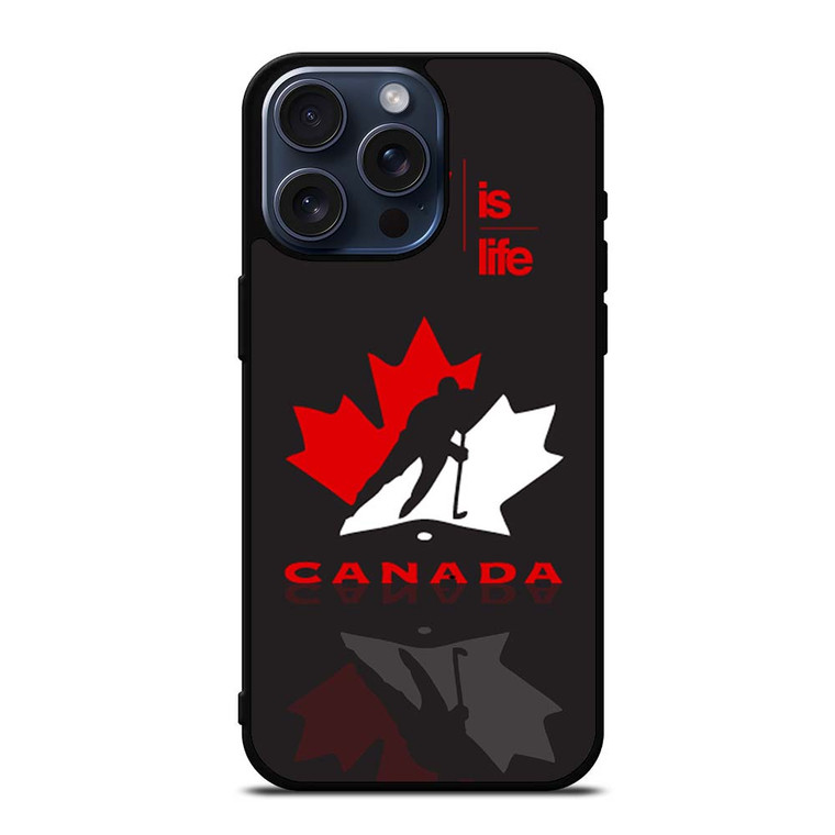 TEAM CANADA HOCKEY SYMBOL iPhone 15 Pro Max Case