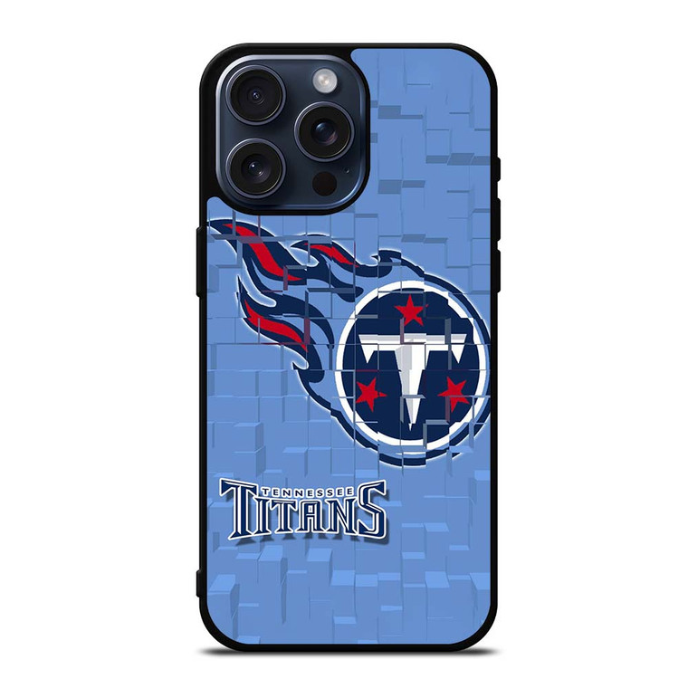 TENNESSEE TITANS LOGO FOOTBALL iPhone 15 Pro Max Case