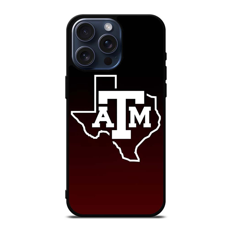 TEXAS A&M AGGIES FOOTBALL SYMBOL iPhone 15 Pro Max Case