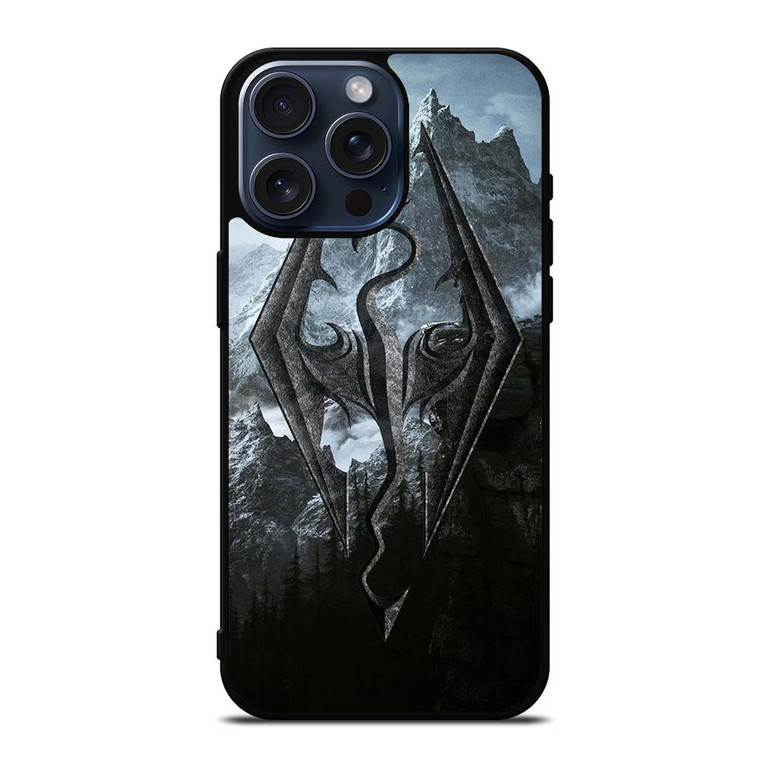 THE ELDER SCROLLS V SKYRIM LOGO iPhone 15 Pro Max Case