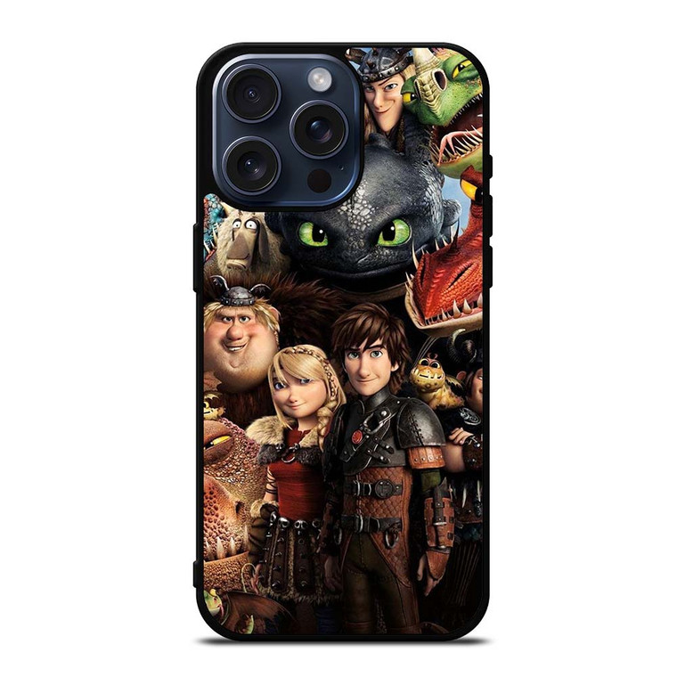 TOOTHLESS TRAIN YOUR DRAGON CHARACTER iPhone 15 Pro Max Case