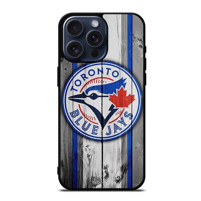 TORONTO BLUE JAYS WOODEN LOGO iPhone 15 Pro Max Case