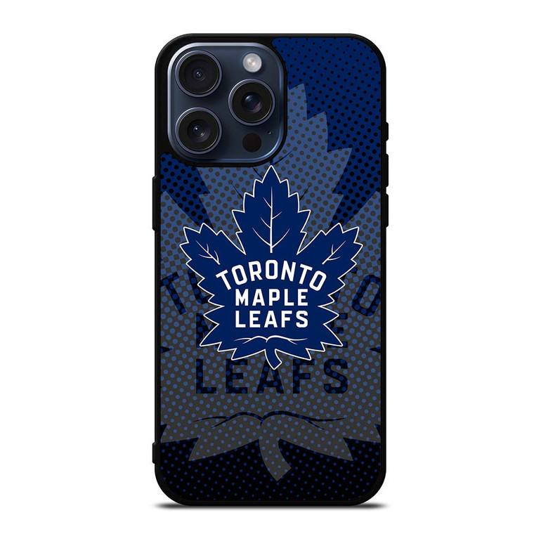 TORONTO MAPLE LEAFS HALFTONE NHL iPhone 15 Pro Max Case