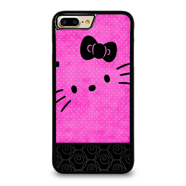 HELLO KITTY PINK BLACK iPhone 7 Plus Case