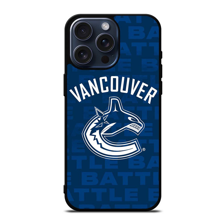 VANCOUVER CANUCKS NHL TEAM LOGO iPhone 15 Pro Max Case